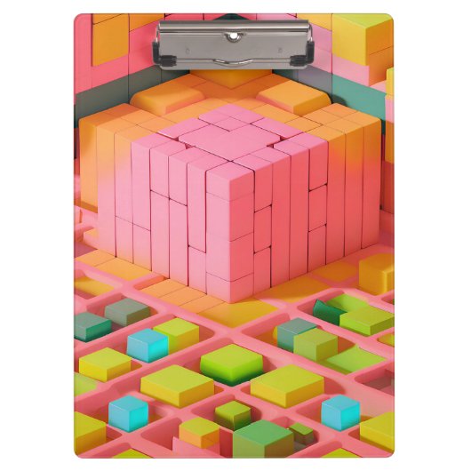 felgekleurde zoetheid klembord (Voorkant)