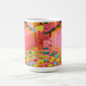 felgekleurde zoetheid koffiemok (Center)