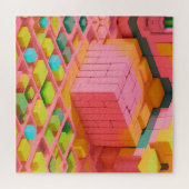 felgekleurde zoetheid legpuzzel (Horizontaal)