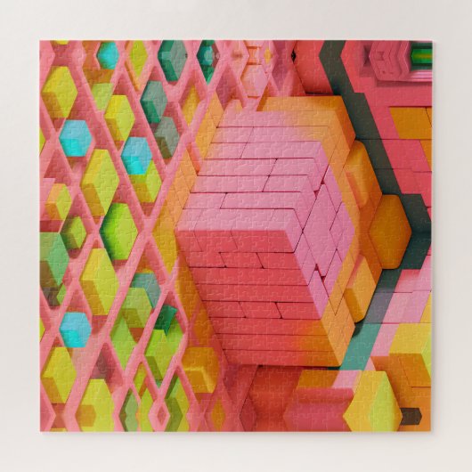 felgekleurde zoetheid legpuzzel (Horizontaal)