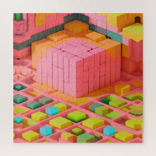 felgekleurde zoetheid legpuzzel (Verticaal)