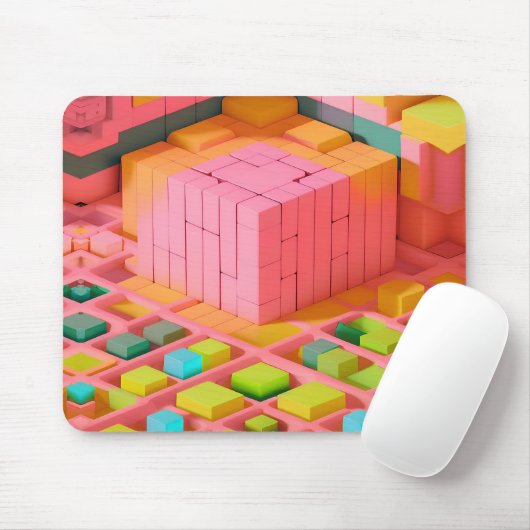 felgekleurde zoetheid muismat (Met muis)