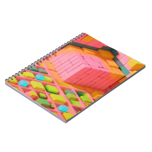 felgekleurde zoetheid notitieboek (Linkerzijde)