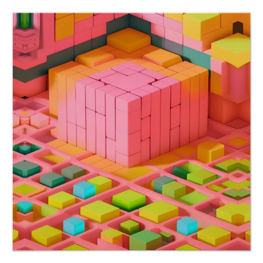 felgekleurde zoetheid perfect poster (Voorkant)