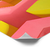 felgekleurde zoetheid poster (Hoek)