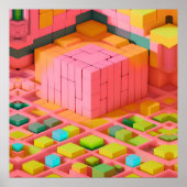 felgekleurde zoetheid poster (Voorkant)