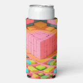 felgekleurde zoetheid seltzer blikjeskoeler (Seltzer Voorkant)