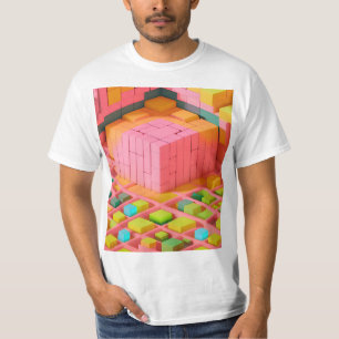 felgekleurde zoetheid t-shirt