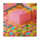 felgekleurde zoetheid tegeltje (Voorkant)