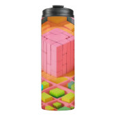 felgekleurde zoetheid thermosbeker (Voorkant)