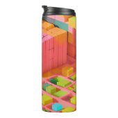 felgekleurde zoetheid thermosbeker (Geroteerd rechts)