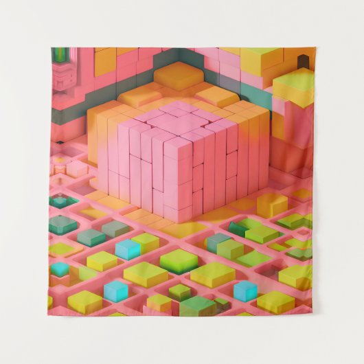 felgekleurde zoetheid wandkleed (Voorkant)