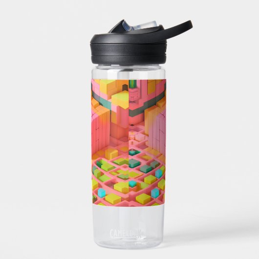 felgekleurde zoetheid waterfles (Links)