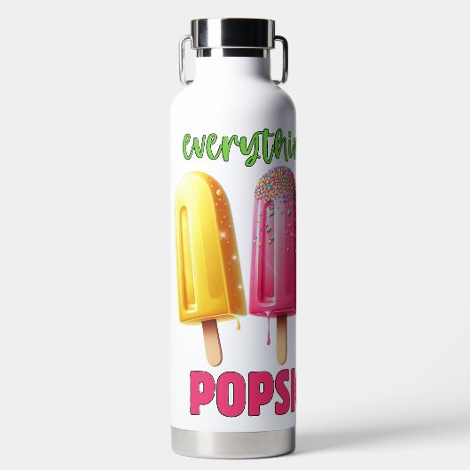 FELGEKLEURDE ZOMERPOPSICLES WATERFLES (Voorkant)