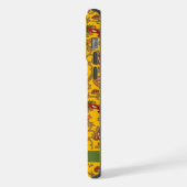  felgele rode groene paisley iPhone hoesje (Linkerkant)