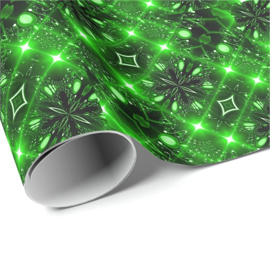 Felgroen Cadeaupapier (Rol Hoek)