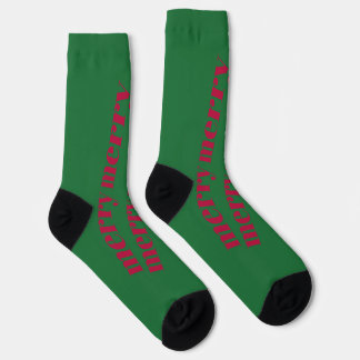 Felgroene Kerstsokken | Festive Sokken
