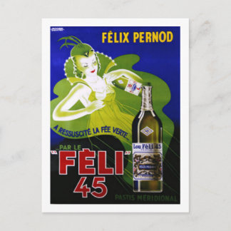 FELI 45 ABSINTHE BRIEFKAART