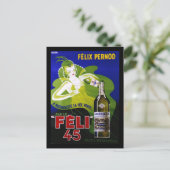 FELI 45 ABSINTHE BRIEFKAART (Staand voorkant)