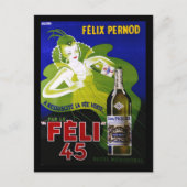FELI 45 ABSINTHE BRIEFKAART (Voorkant)