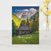 Felicaat Pastor Vouwkaart Kaart (Gele Bloem)