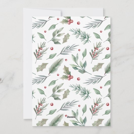 Felices Fiestas | Caligrafía Navideña y 6 Fotos Feestdagenkaart (Achterkant)