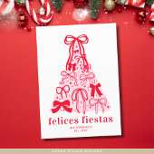Felices Fiestas Modern Holiday Kaart