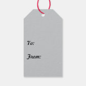 Felices Fiestas Snowflakes Blue-Paars Gift Labels Cadeaulabel (Achterkant)