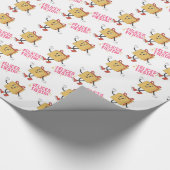 Felices Fiestas Wrapping Cadeau Guy Paper Cadeaupapier (Hoek)