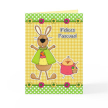 Felices Pascuas PaasKaart in het Spaans