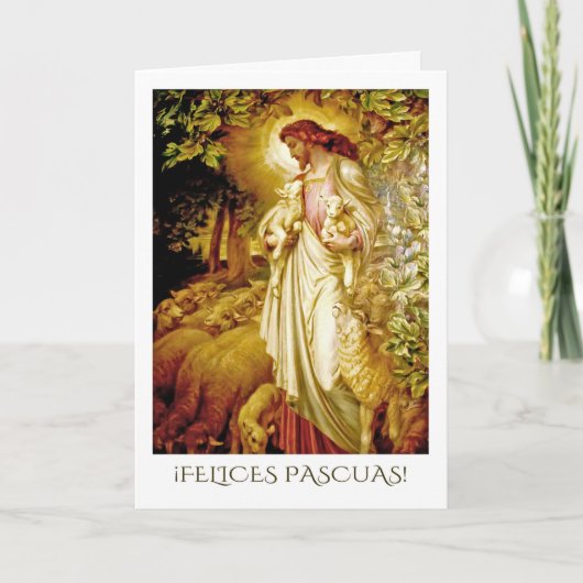 Felices Pascuas. PaasKaarten in het Spaans Feestdagen Kaart (Voorkant)