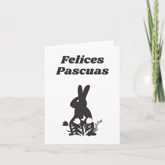 Felices Pascuas, Spaans Happy Pasaster Kaart (Voorkant)
