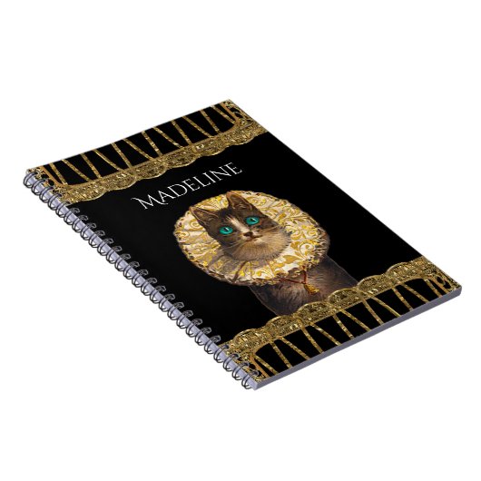 Felicette Ridder  Frans Kat Monogram Notitieboek (Rechterzijde)