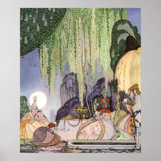 Felicia, Art Nouveau door Kay Nielsen Poster (Voorkant)