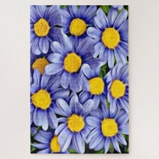 Felicia Blue Daisies Legpuzzel (Verticaal)