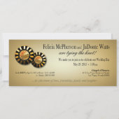 Felicia Champagne Glitterende Las Vegas Deluxe Tro Kaart (Achterkant)