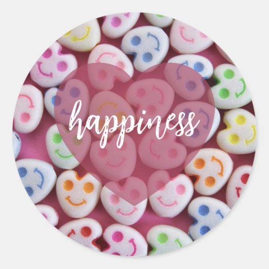 Felicidad Ronde Sticker (Voorkant)