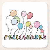 Felicidades Kartonnen Onderzetters (Voorkant)