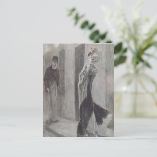 Felicien Rops- Human Pardon Briefkaart (Staand voorkant)