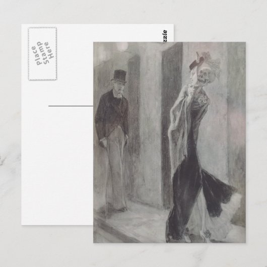 Felicien Rops- Human Pardon Briefkaart (Voorkant / Achterkant)