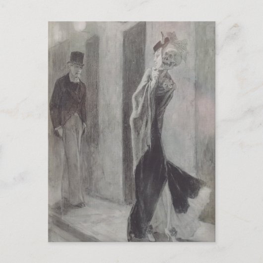 Felicien Rops- Human Pardon Briefkaart (Voorkant)