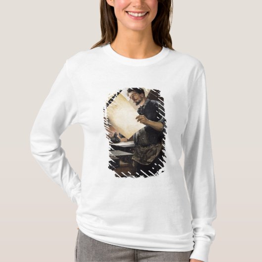 Felicien Rops in zijn studio T-shirt (Voorkant)