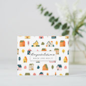 Feliciënties met nieuwe woning Realty Briefkaart (Staand voorkant)