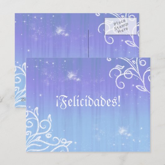 Felicitación01 - Postales Briefkaart (Voorkant / Achterkant)