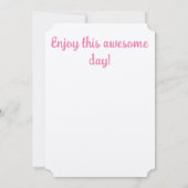 Felicitación de Cumpleaños Kaart (Achterkant)