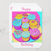 Felicitación de Cumpleaños Kaart (Voorkant / Achterkant)