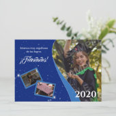 Felicitación o invitación de graduación kaart (Staand voorkant)