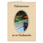 Felicitaciones en tu graduacion (Voorkant)