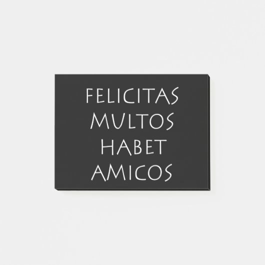Felicitas multos habet amicos post-it® notes (Voorkant)