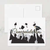 Felicitatie Afstudeerkaart Briefkaart (Voorkant / Achterkant)